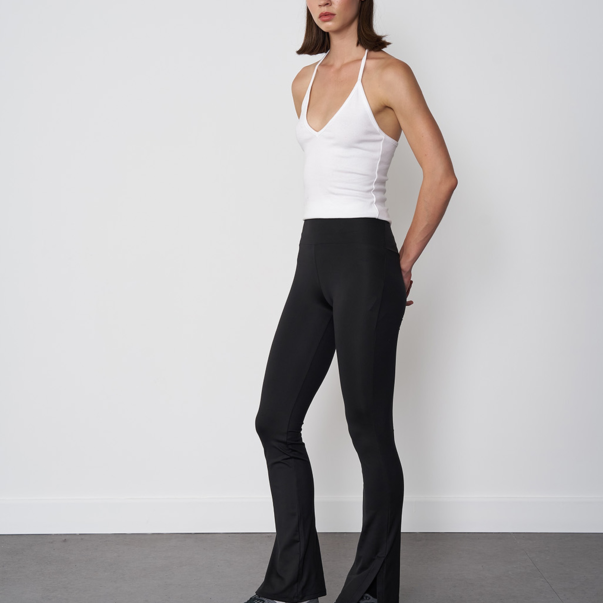 Yırtmaç Detaylı Tayt