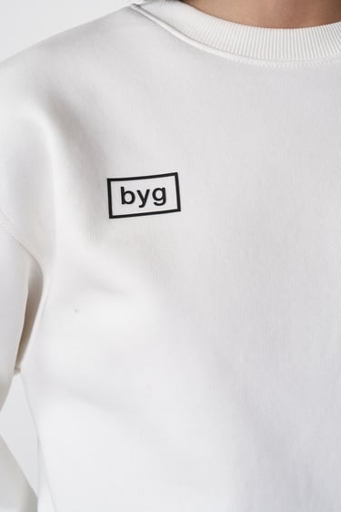  Basic Crop Sweatshirt