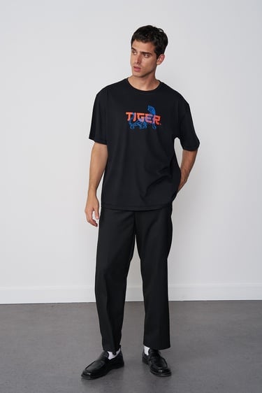  Tiger Baskılı Tshirt