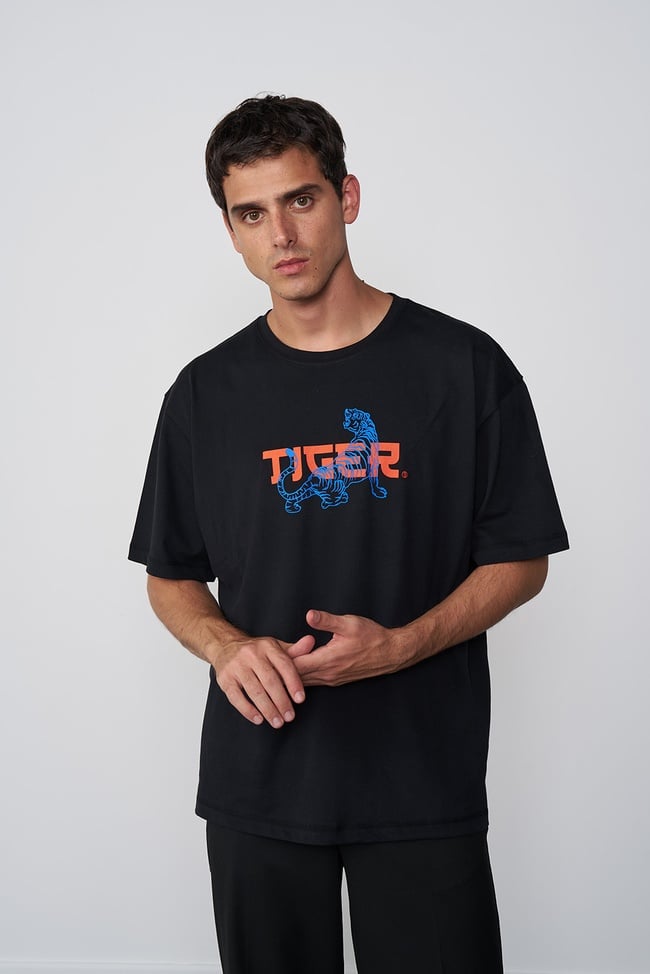  Tiger Baskılı Tshirt