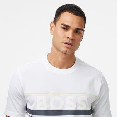  Boss Iconic Erkek Beyaz T-Shirt