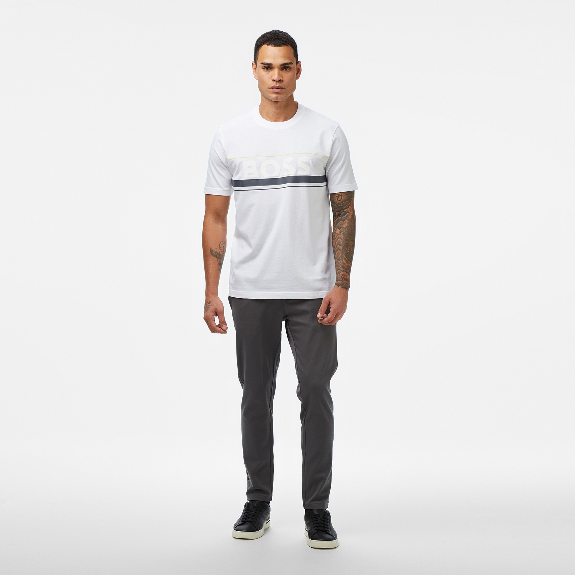 Boss Iconic Erkek Beyaz T-Shirt