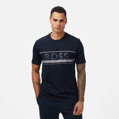  Boss Iconic Erkek Koyu Mavi T-Shirt