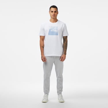  Boss Wheel Erkek Beyaz T-Shirt