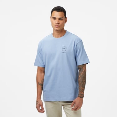  Boss Voyage Erkek Açık Mavi T-Shirt