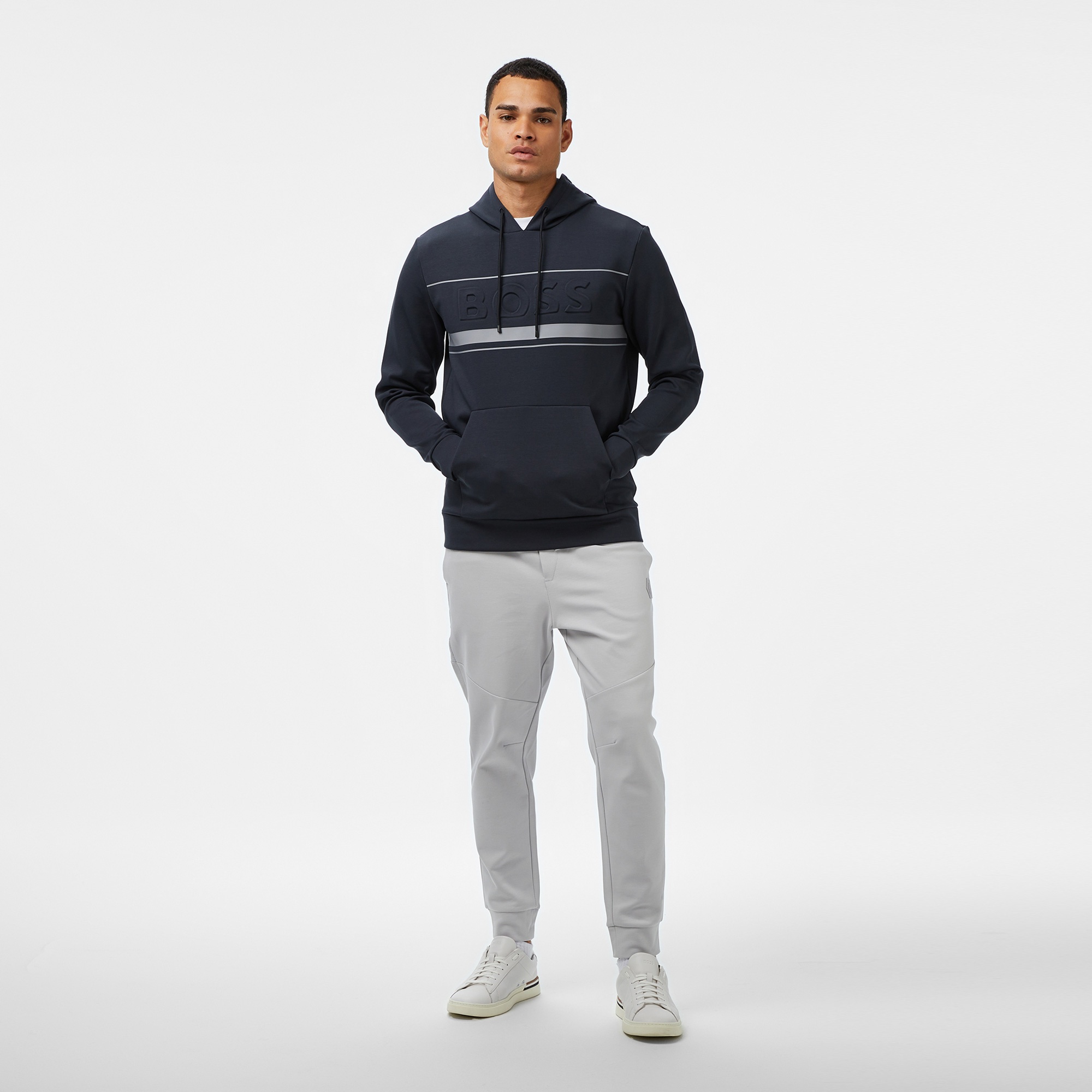 Boss Soody Erkek Koyu Mavi Sweatshirt