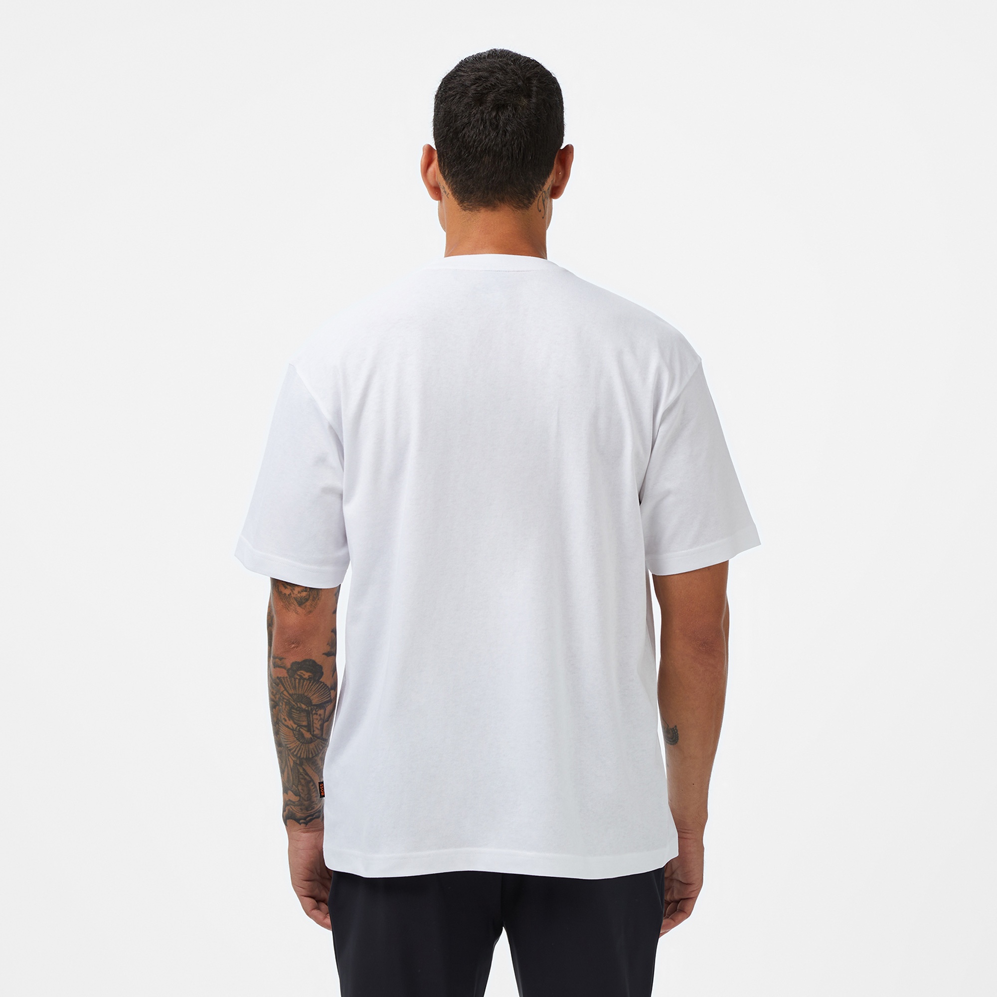 Boss Voyage Erkek Beyaz T-Shirt