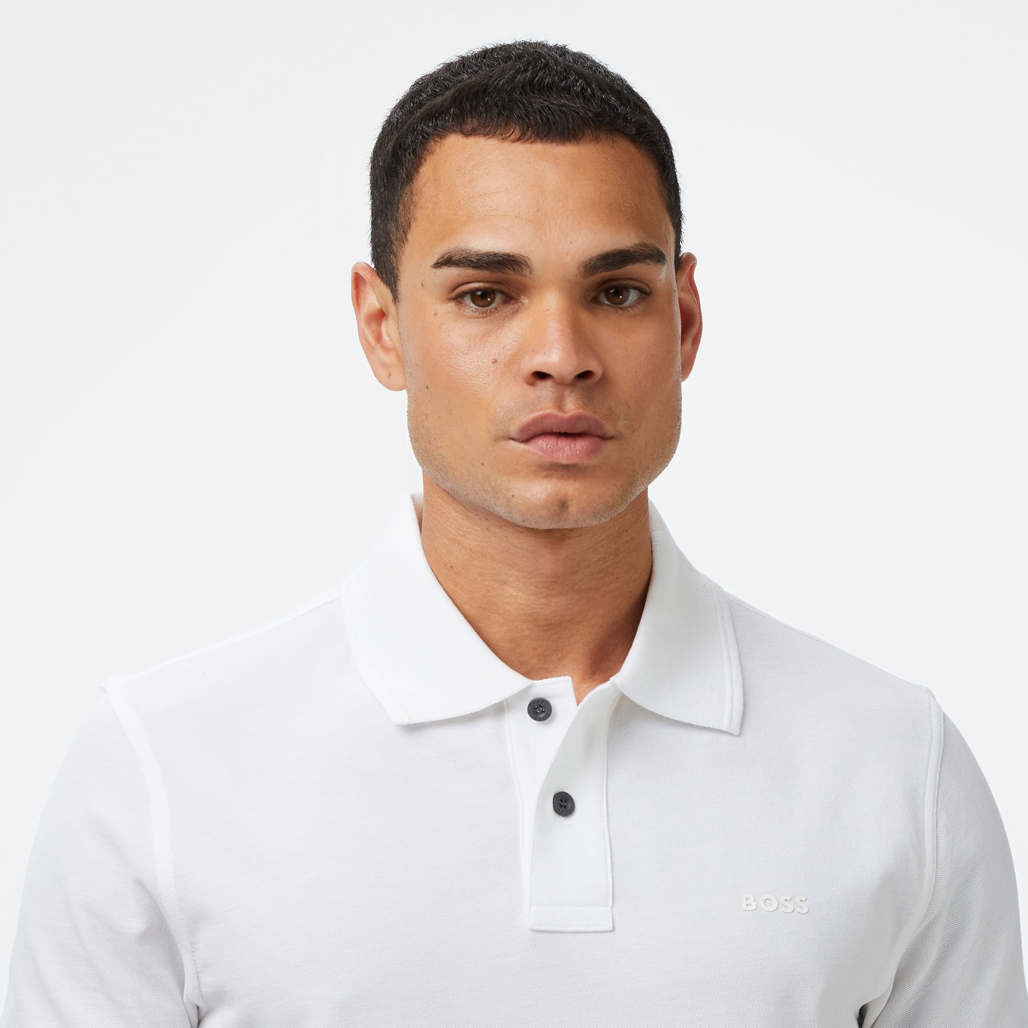 Boss Prime Erkek Beyaz Polo