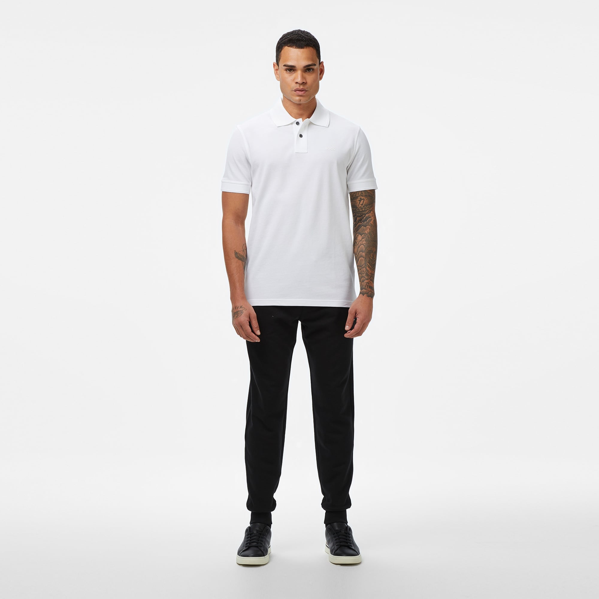 Boss Prime Erkek Beyaz Polo