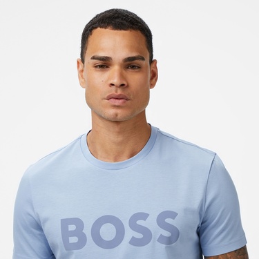  Boss Thinking Erkek Açık Mavi T-Shirt