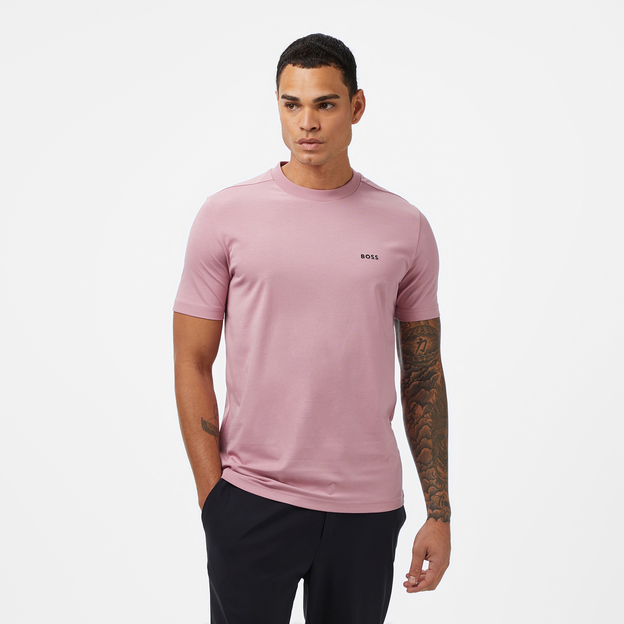 Boss Erkek Pembe T-Shirt