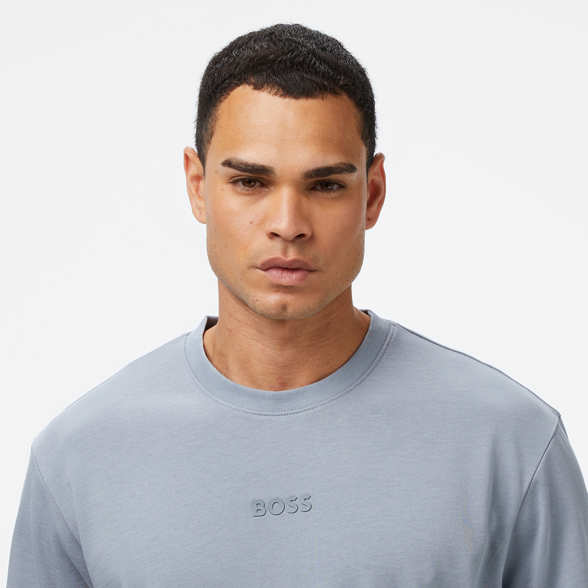 Boss Erkek Koyu Gri T-Shirt