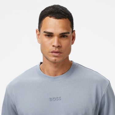  Boss Erkek Koyu Gri T-Shirt