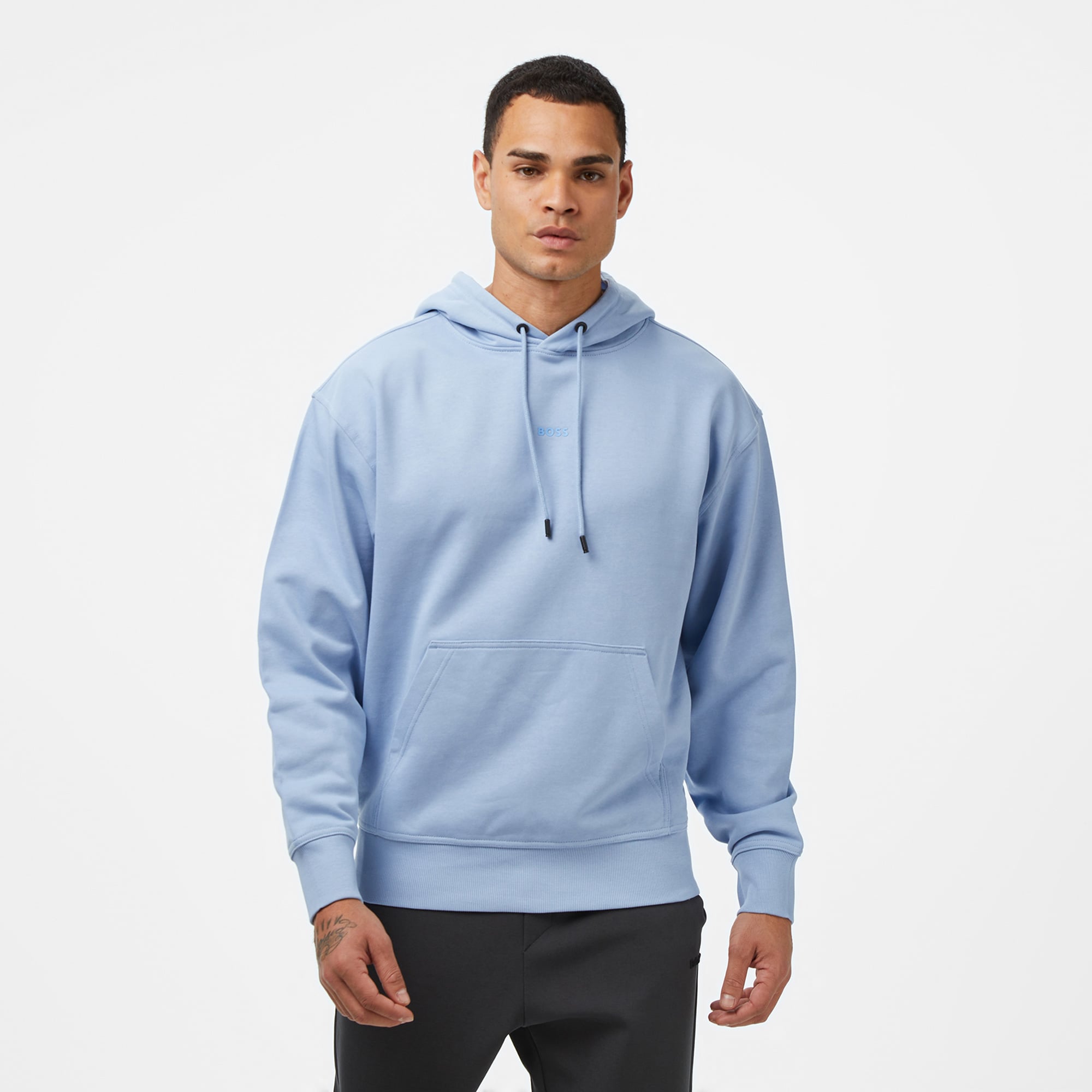  Boss Erkek Açık Mavi Sweatshirt