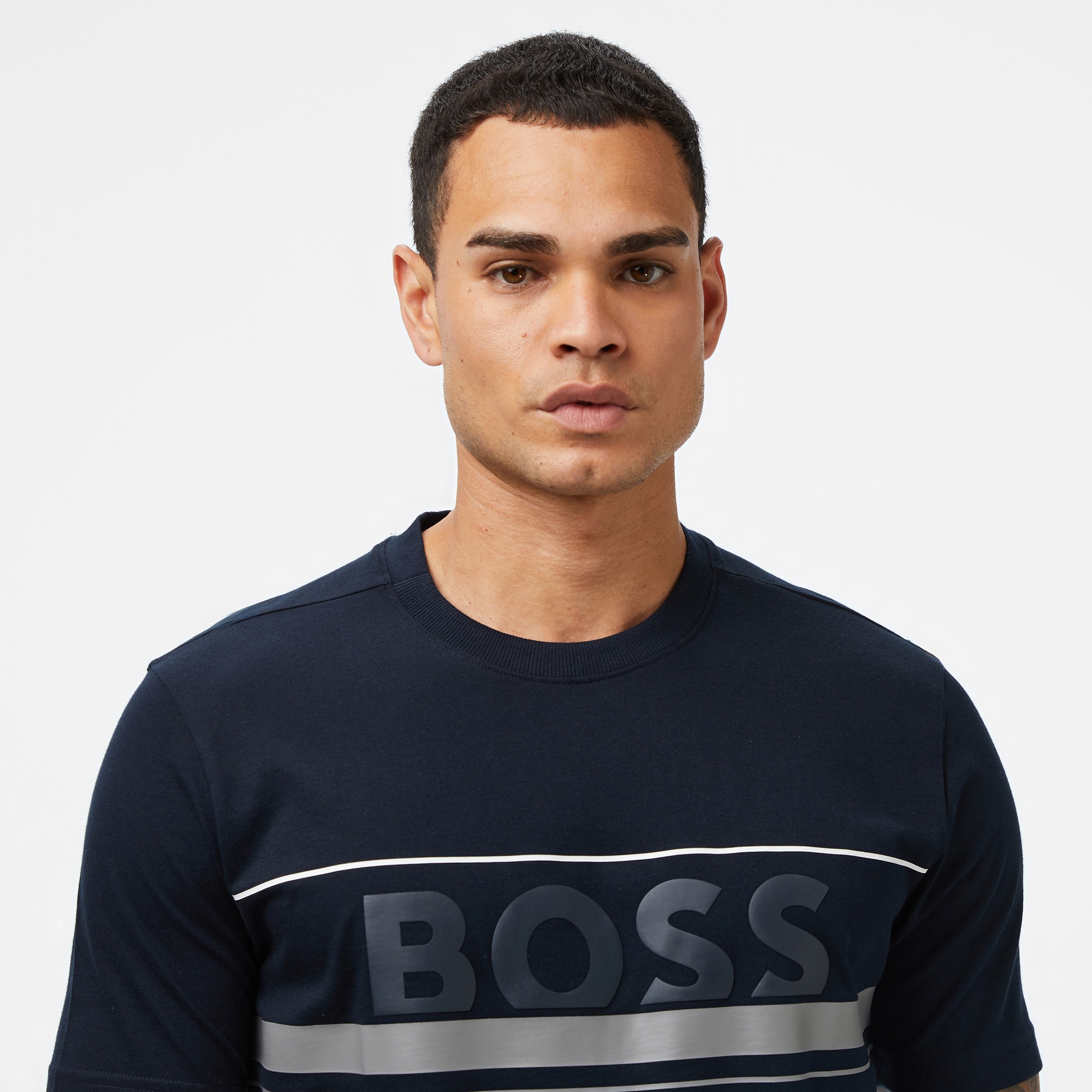 Boss Iconic Erkek Koyu Mavi T-Shirt