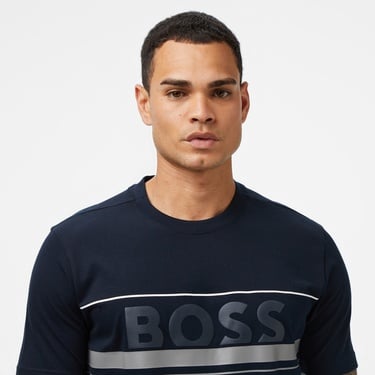  Boss Iconic Erkek Koyu Mavi T-Shirt