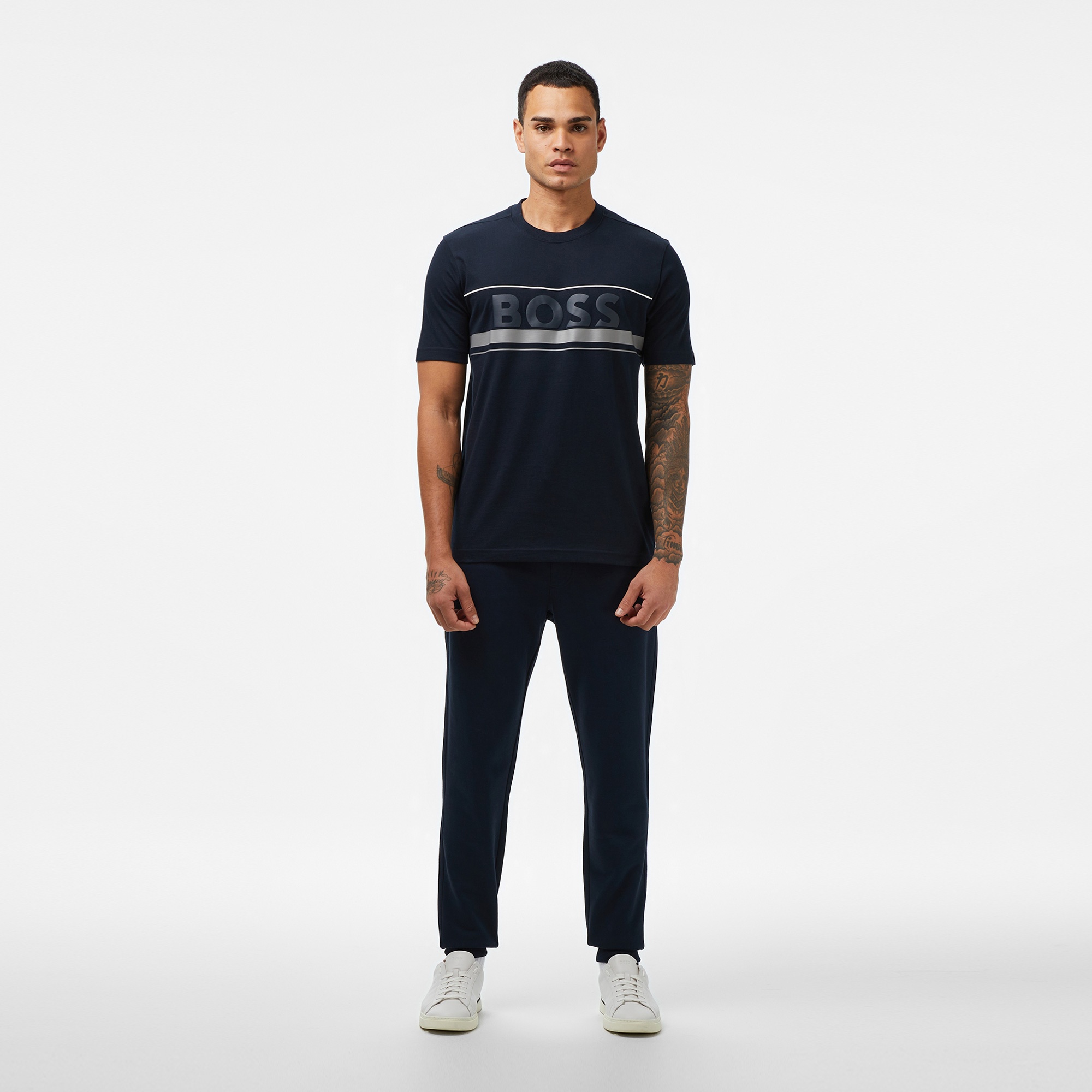 Boss Iconic Erkek Koyu Mavi T-Shirt