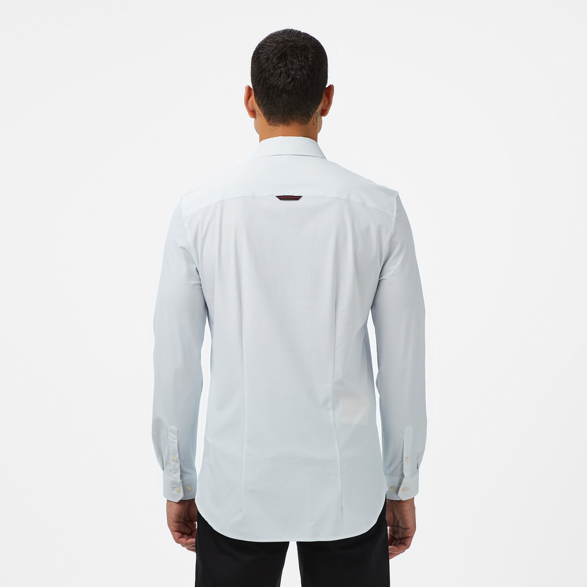 Guess Sunset Slim Fit Erkek Mavi Gömlek