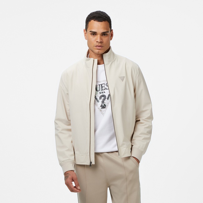  Guess Tecnical Erkek Krem Ceket