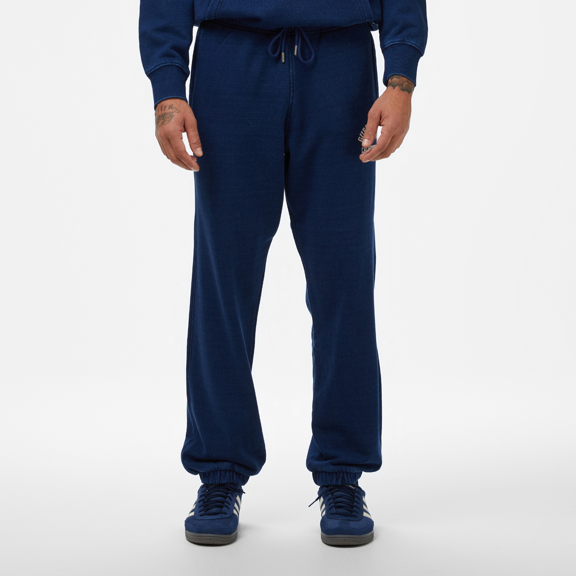 Guess Jeans Regular Fit Erkek Lacivert Eşofman Altı