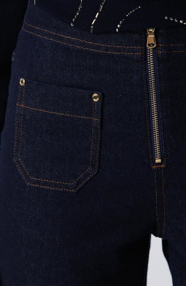  Network Kadın Lacivert Denim Pantolon