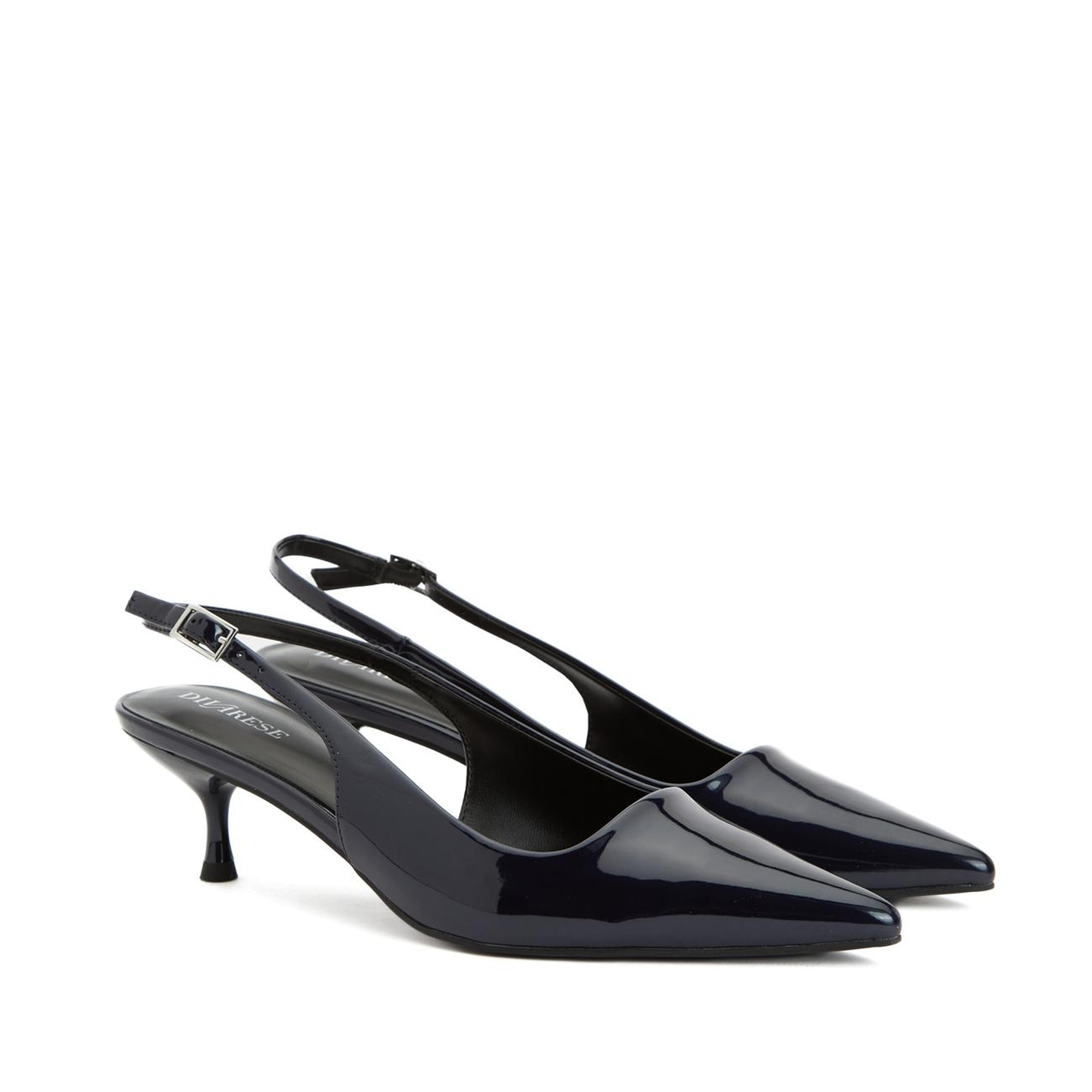 Divarese Kadın Lacivert Bantlı Topuklu Ayakkabı