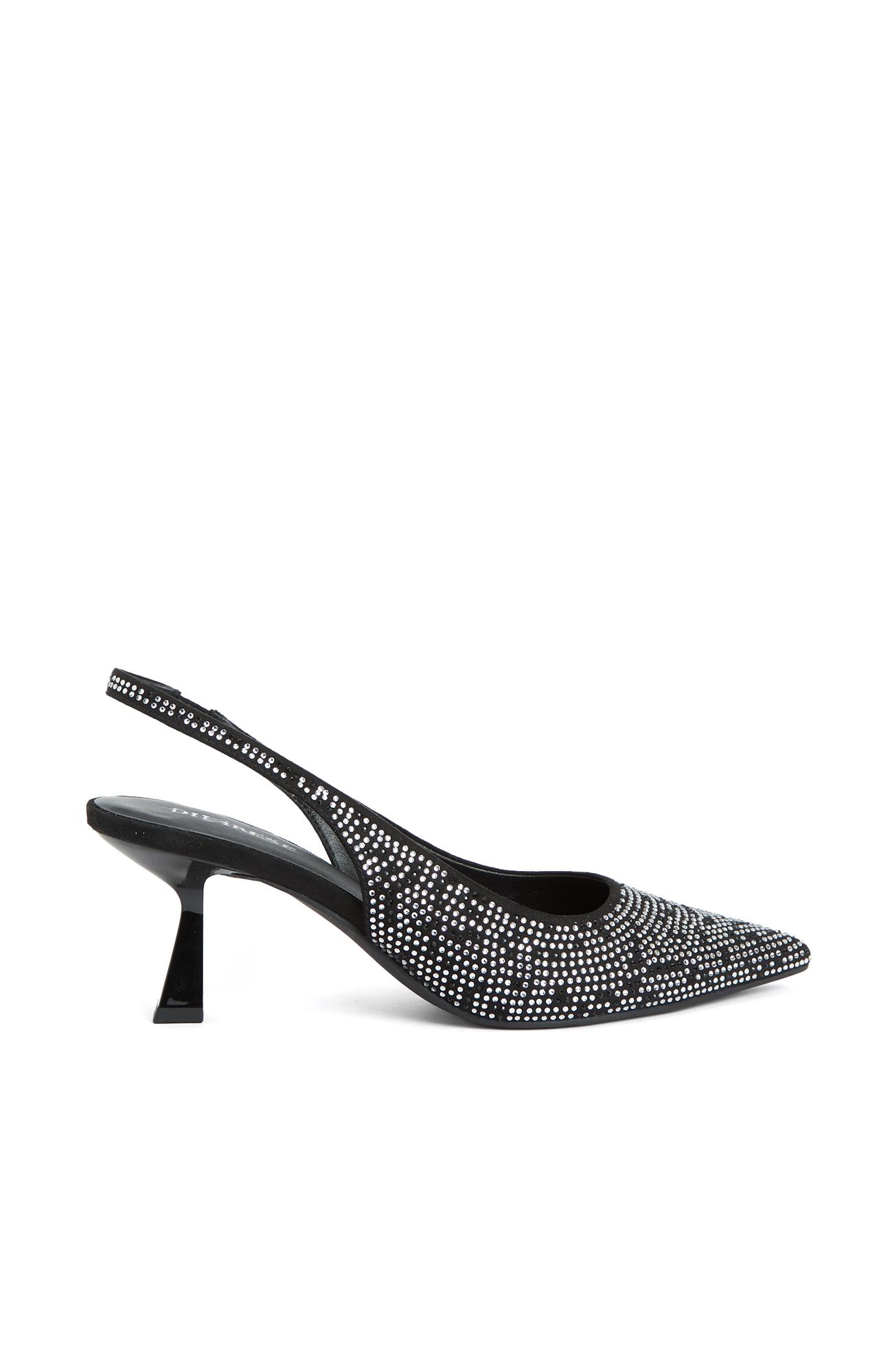  Divarese Kadın Silver Taşlı Sandalet