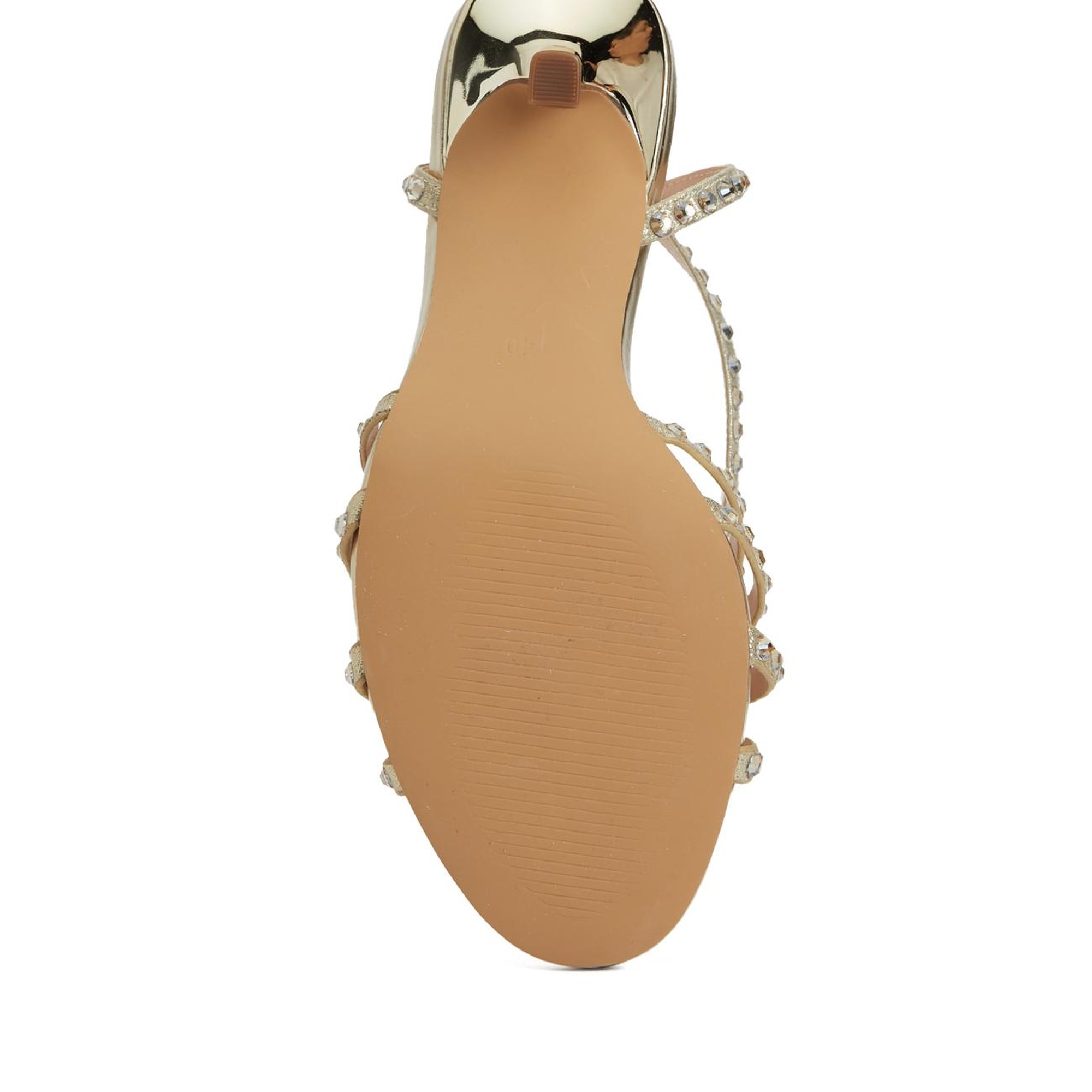 Divarese Kadın Gold Bantlı Sandalet