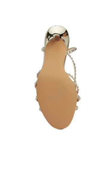  Divarese Kadın Gold Bantlı Sandalet