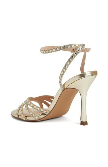  Divarese Kadın Gold Bantlı Sandalet