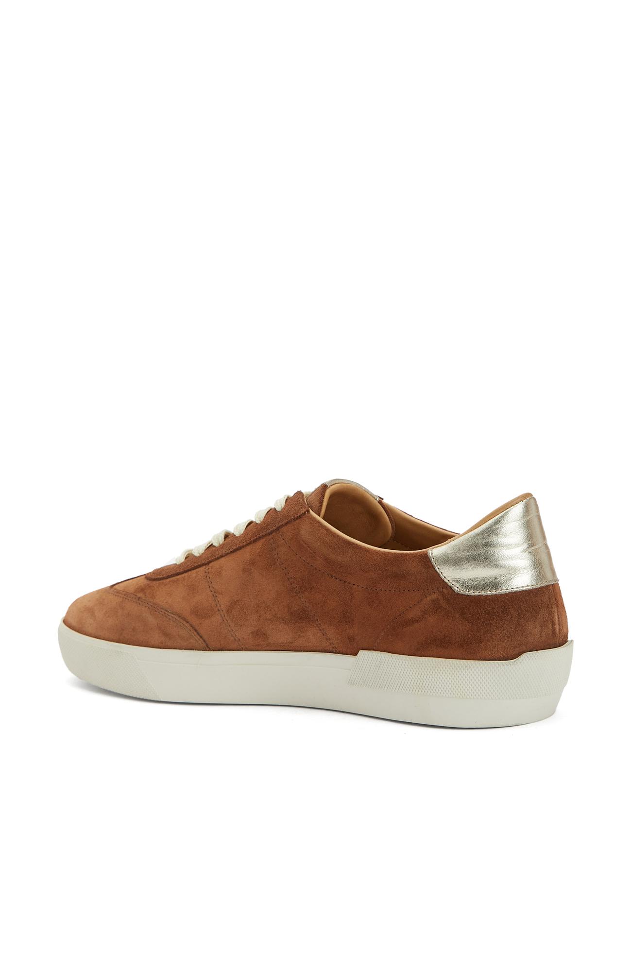  Divarese Kadın Camel Süet Sneaker