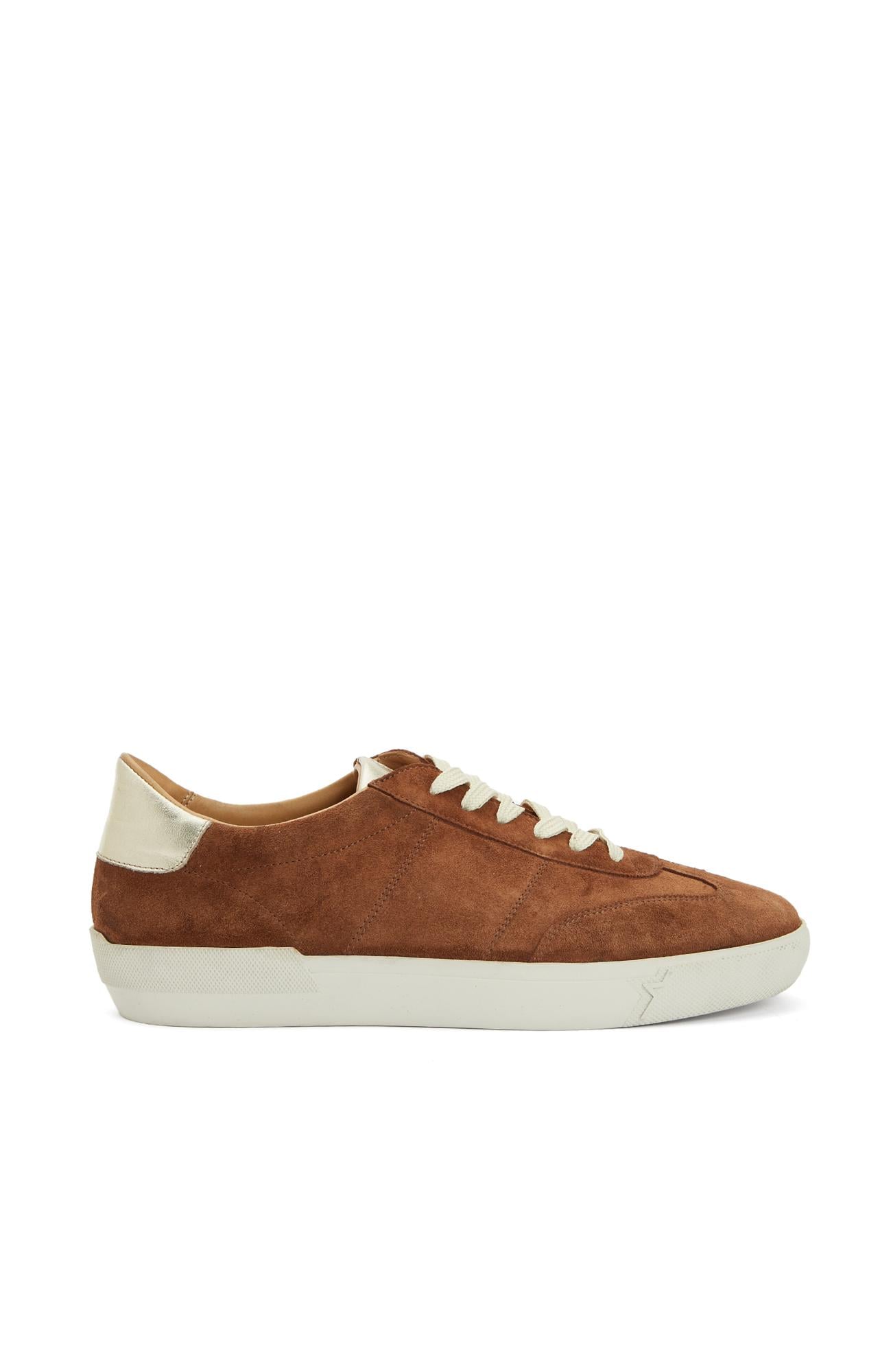  Divarese Kadın Camel Süet Sneaker