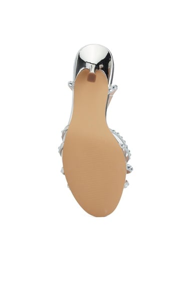  Divarese Kadın Silver Bantlı Sandalet