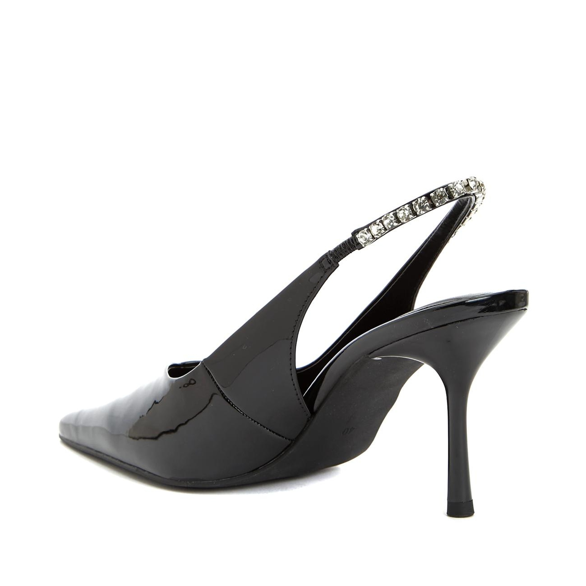 Divarese Kadın Siyah Taşlı Topuklu Ayakkabı