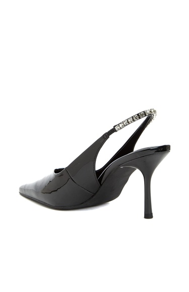  Divarese Kadın Siyah Taşlı Topuklu Ayakkabı