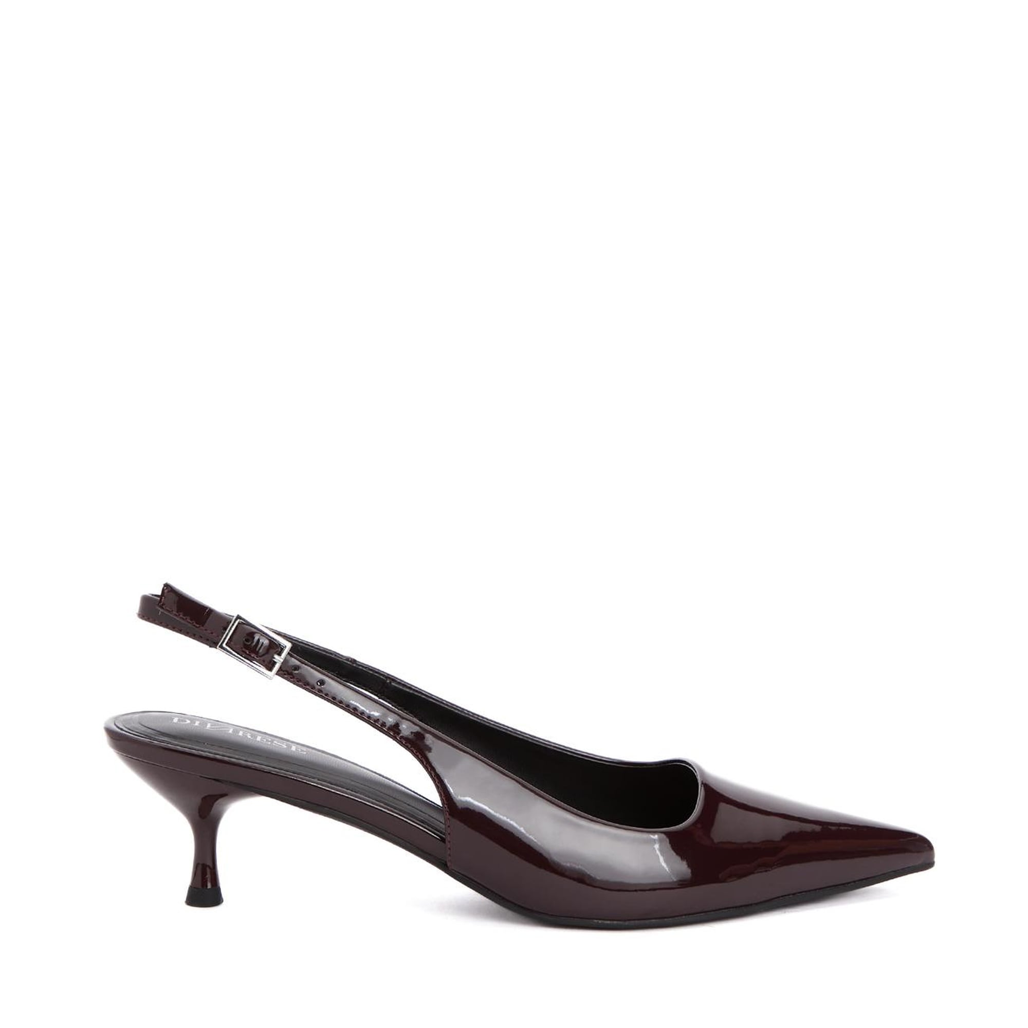 Divarese Kadın Bordo Bantlı Topuklu Ayakkabı