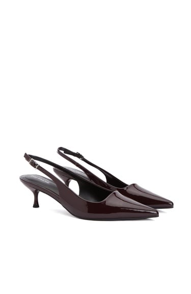  Divarese Kadın Bordo Bantlı Topuklu Ayakkabı