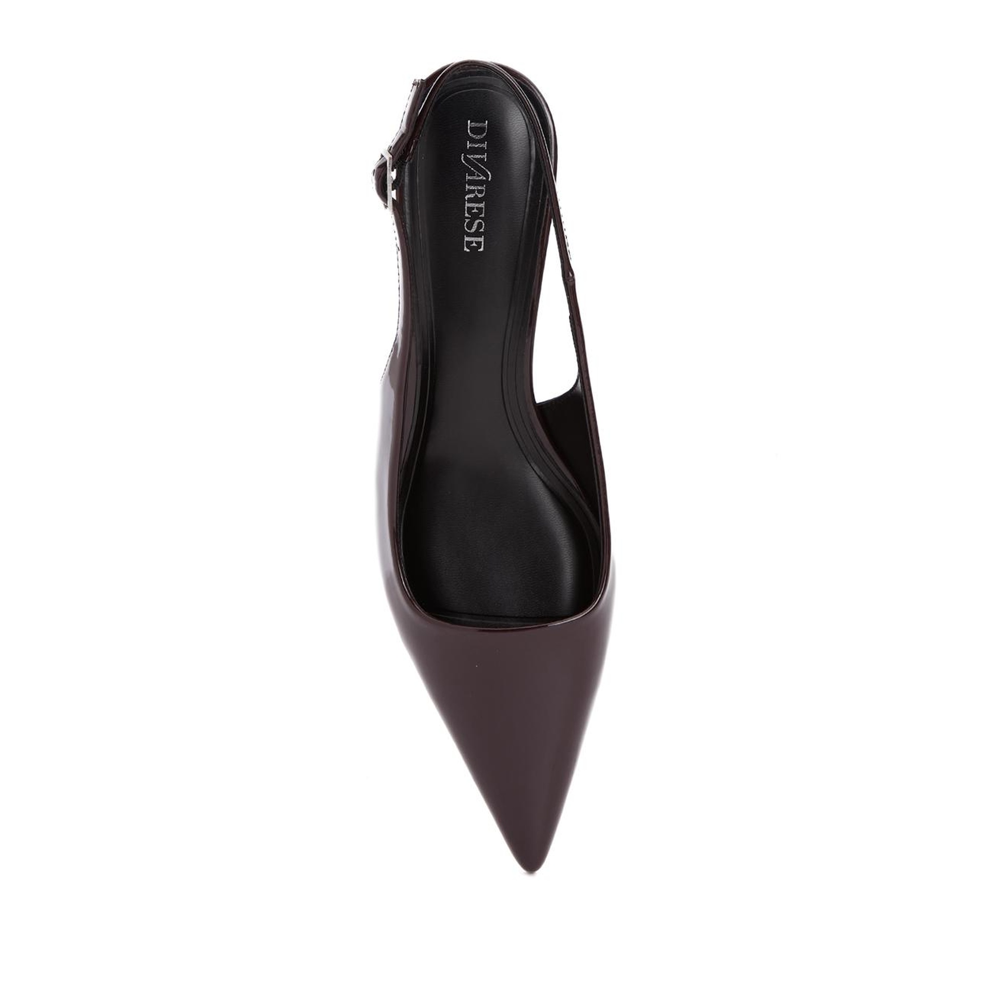 Divarese Kadın Bordo Bantlı Topuklu Ayakkabı