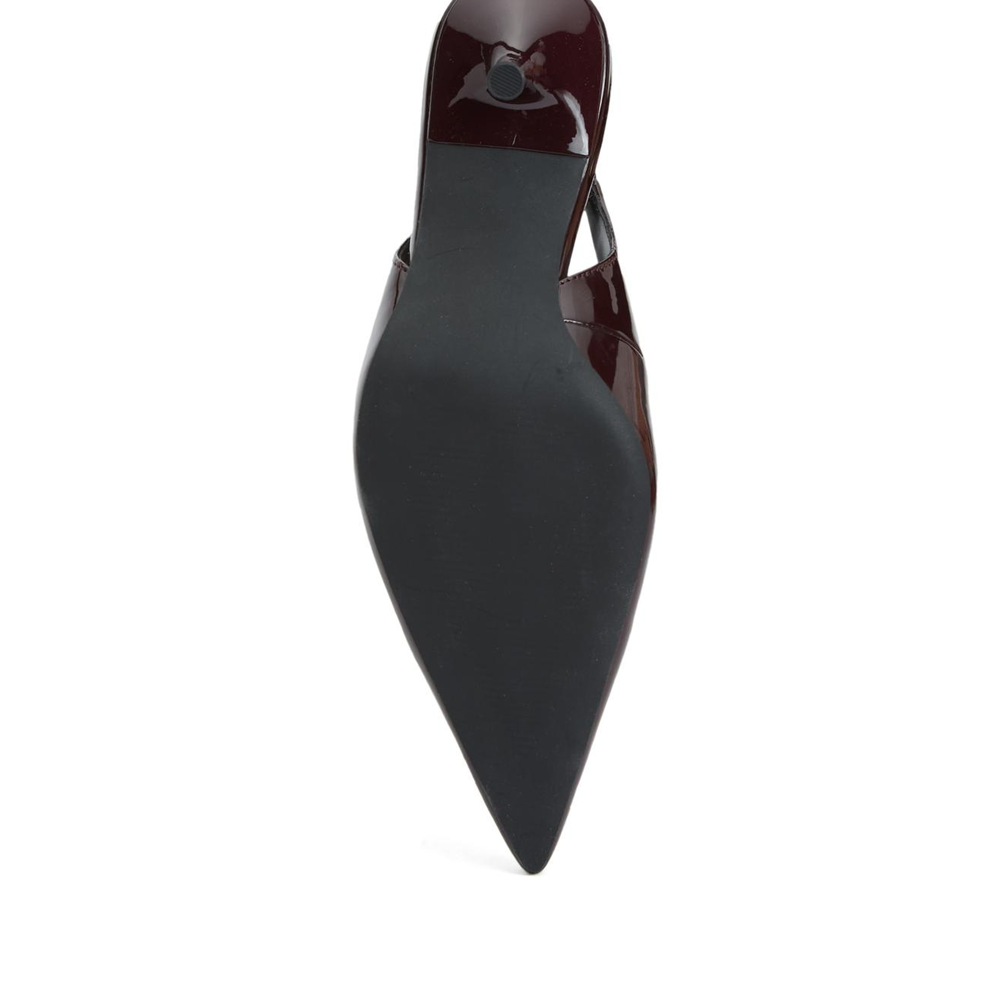 Divarese Kadın Bordo Taşlı Topuklu Ayakkabı