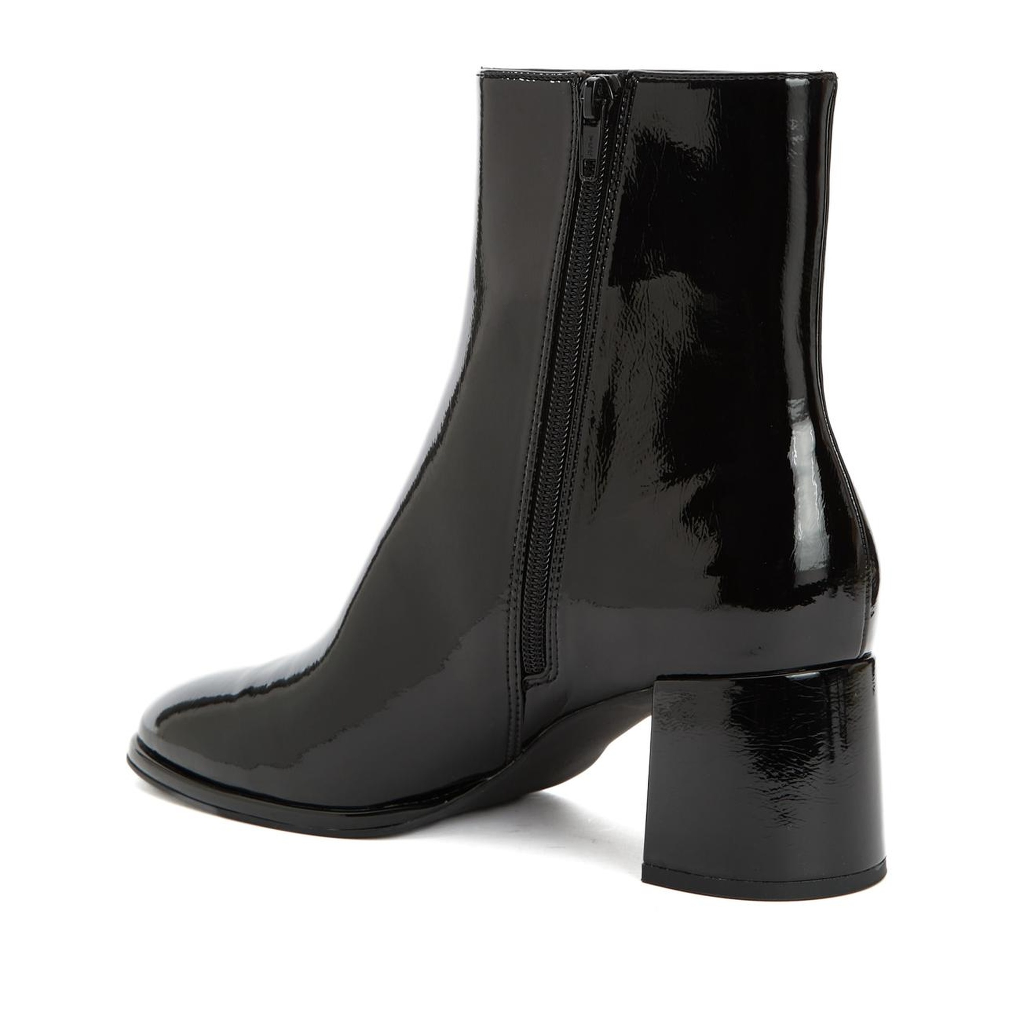 Divarese Kadın Siyah Parlak Bot