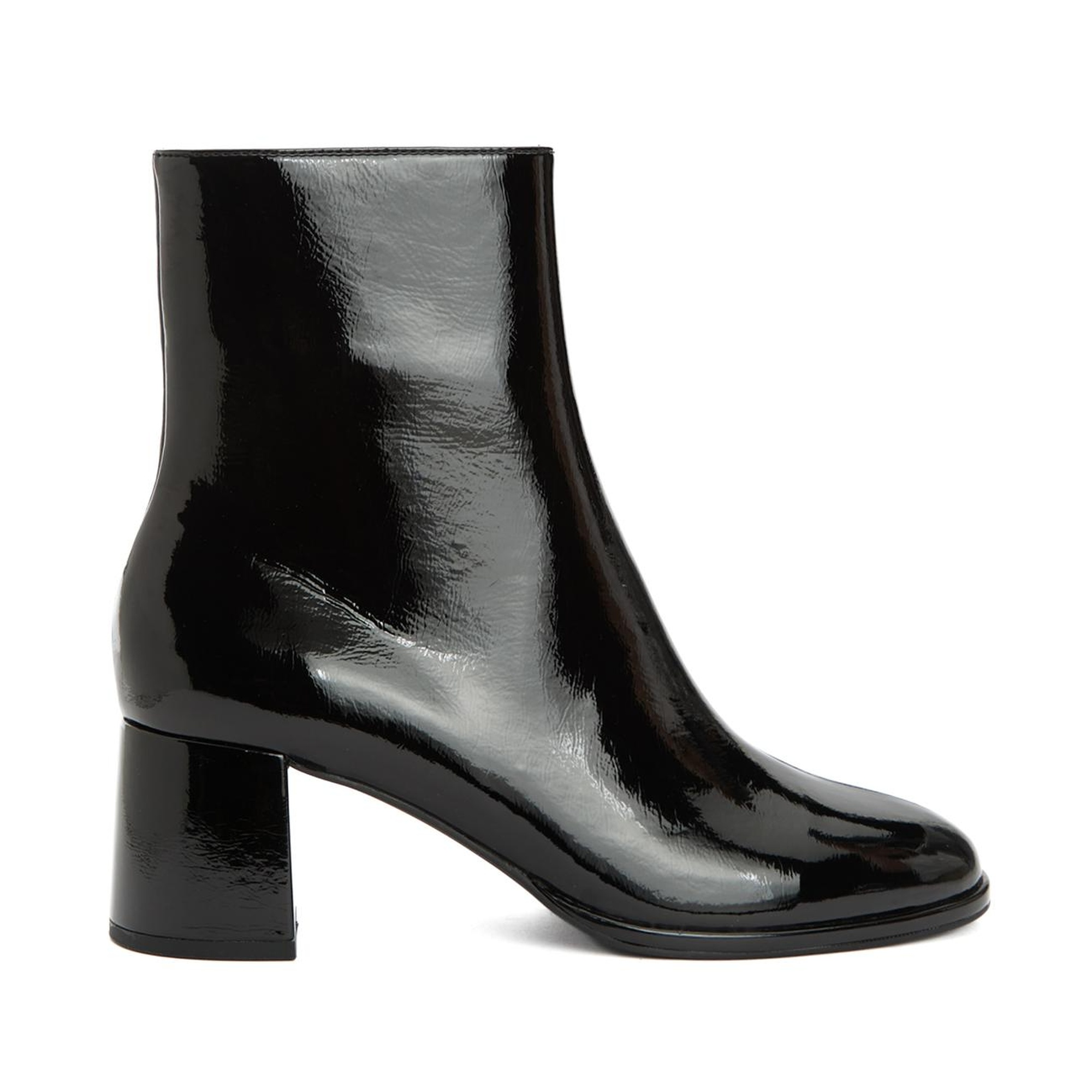 Divarese Kadın Siyah Parlak Bot