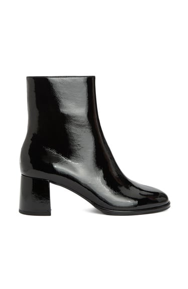  Divarese Kadın Siyah Parlak Bot