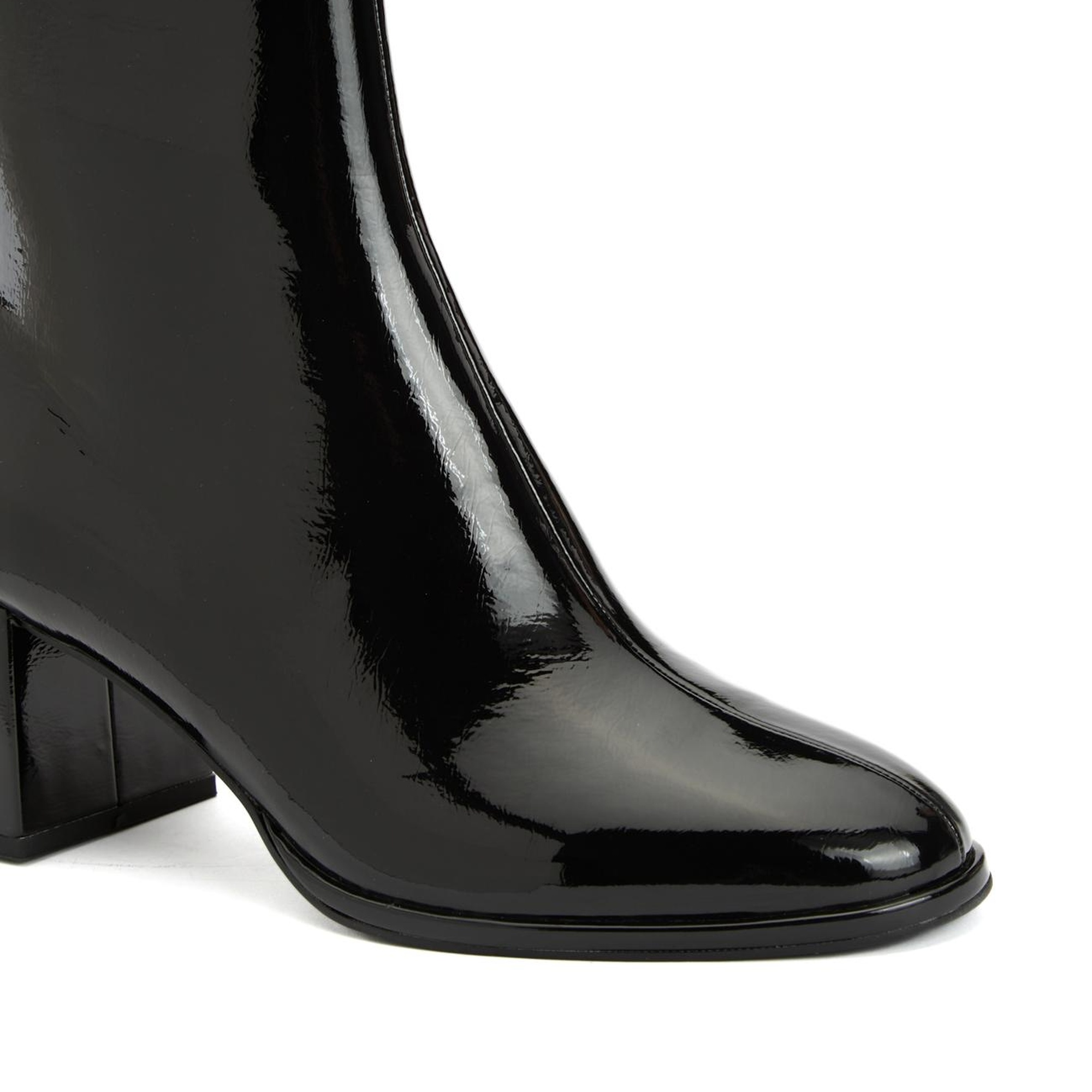 Divarese Kadın Siyah Parlak Bot