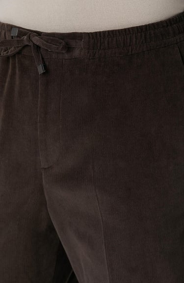  Network Erkek Kahverengi Fitilli Pantolon