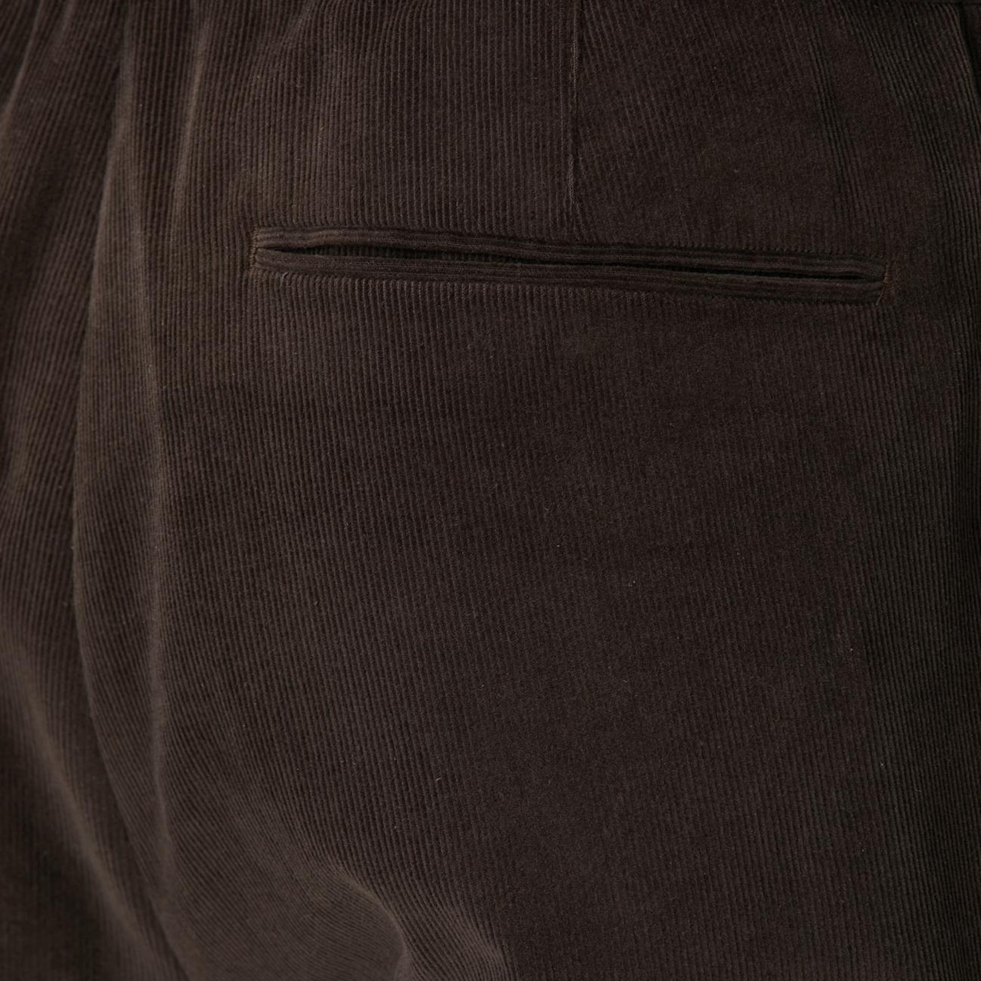 Network Erkek Kahverengi Fitilli Pantolon