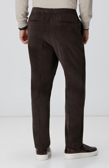  Network Erkek Kahverengi Fitilli Pantolon