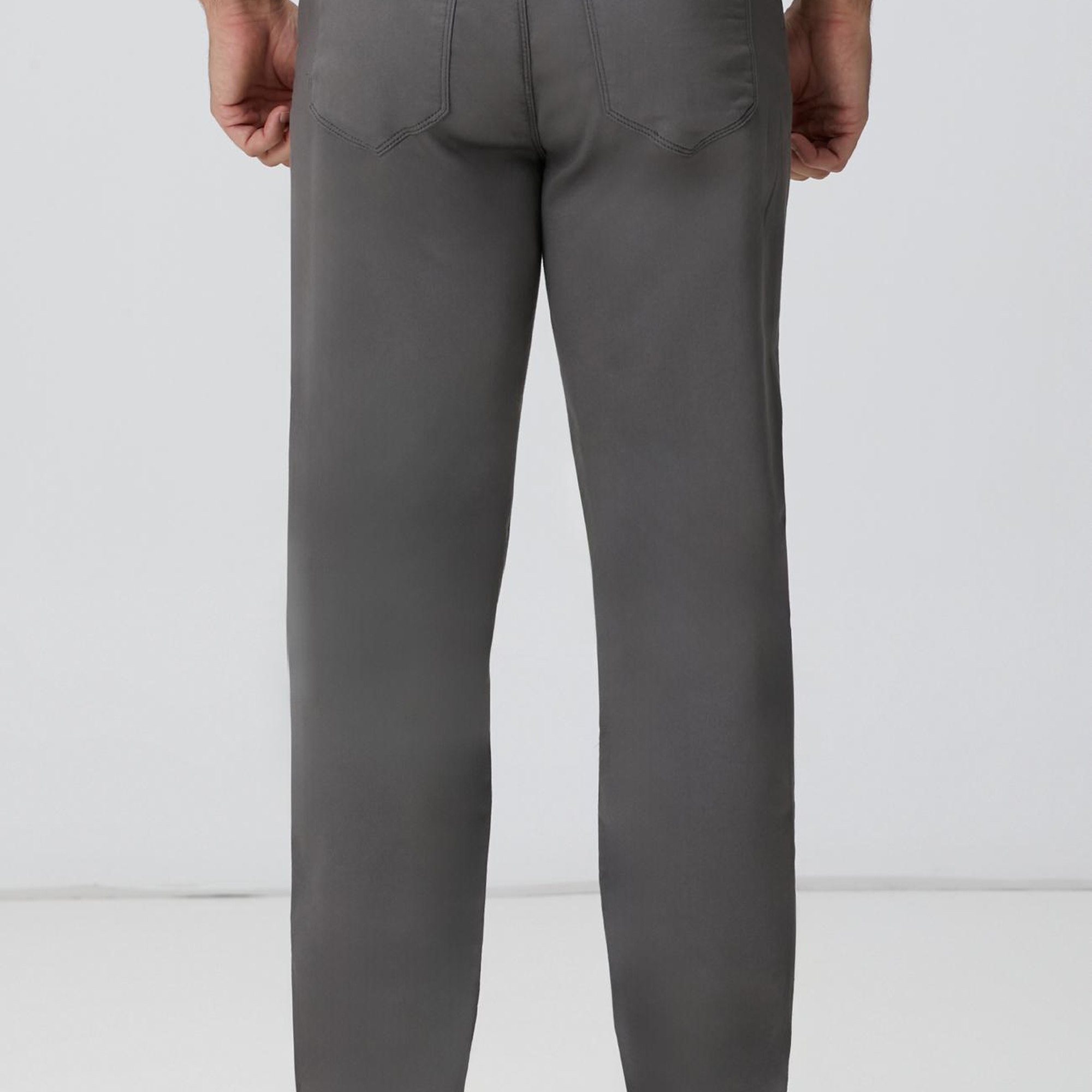 Network Erkek Gri Casual Pantolon