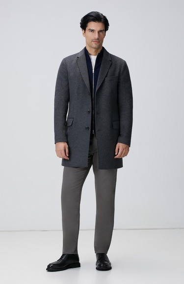  Network Erkek Gri Casual Pantolon