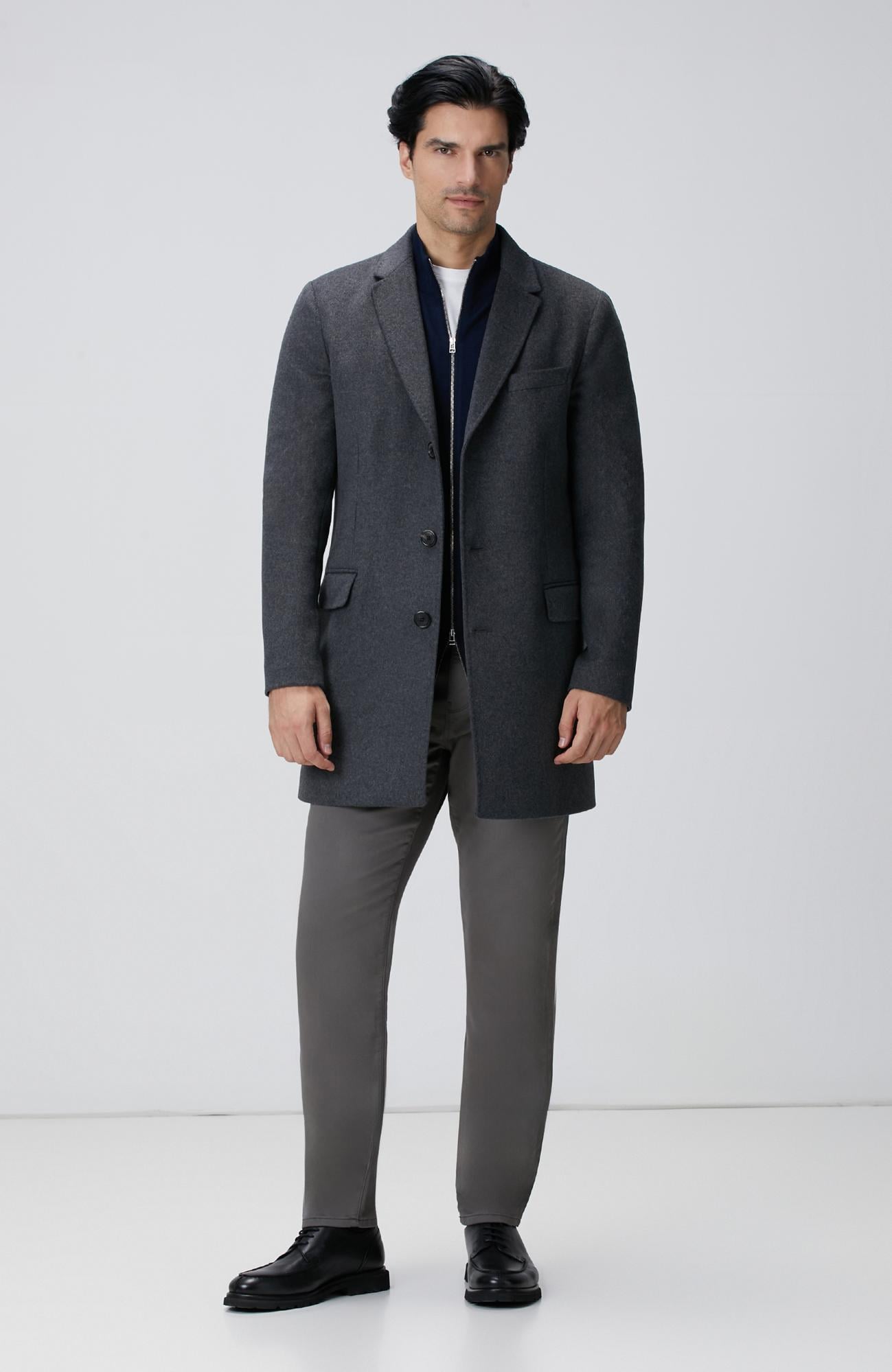  Network Erkek Gri Casual Pantolon