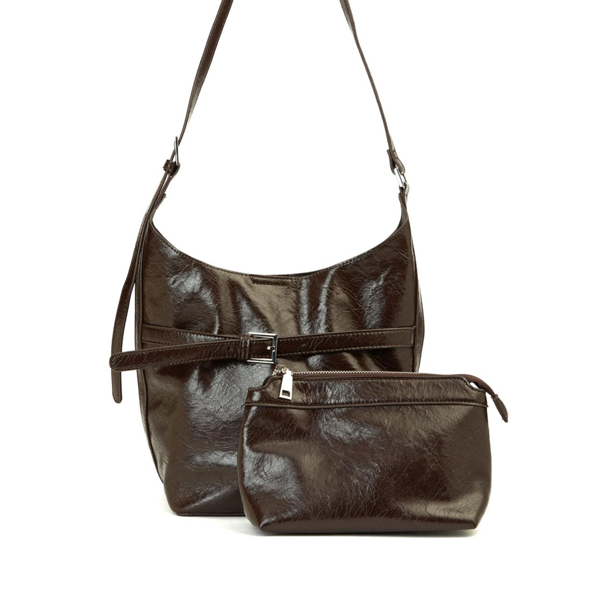 Divarese Kadın Kahverengi Postacı Çantası